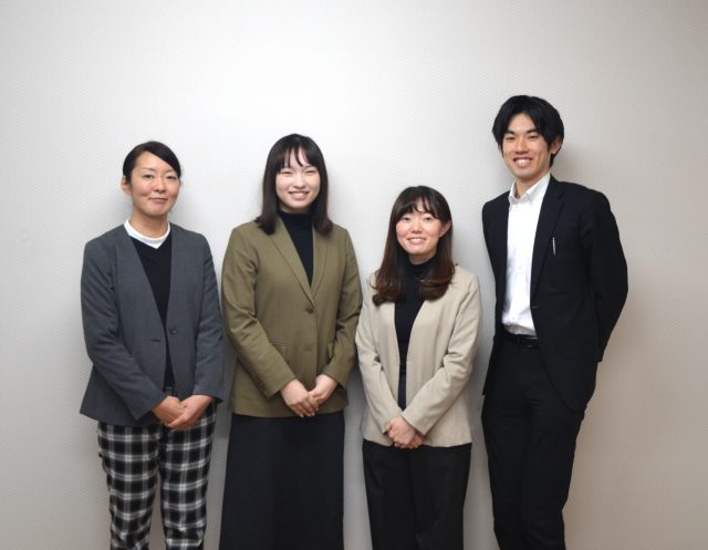 ほほえむ（株）NSGホールディングス人事本部のメンバー
